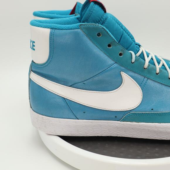 Nike Blazer SP High Men Sz 13 Shoes Blue Lacquer White Hi Top Sneaker 379416-401 - Picture 2 of 16